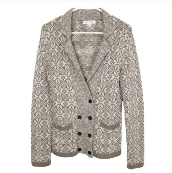 BANANA REPUBLIC WOMENS ITALIAN YARN ALPACA WOOL BLEND BUTTON UP SWEATER - Picture 1 of 6